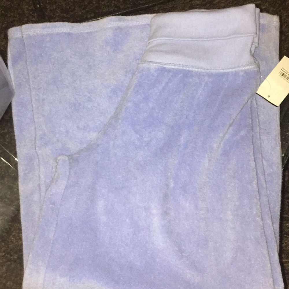 Hard Tail Terry Cropped Wide Leg Fold-Over Waist - Picture 6 of 6